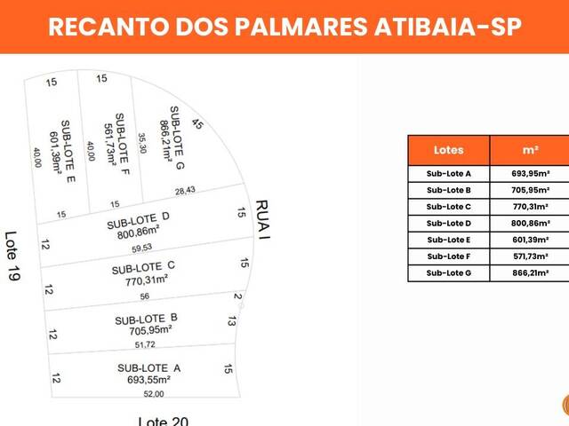 #TER-014 - Terreno para Venda em Atibaia - SP - 1